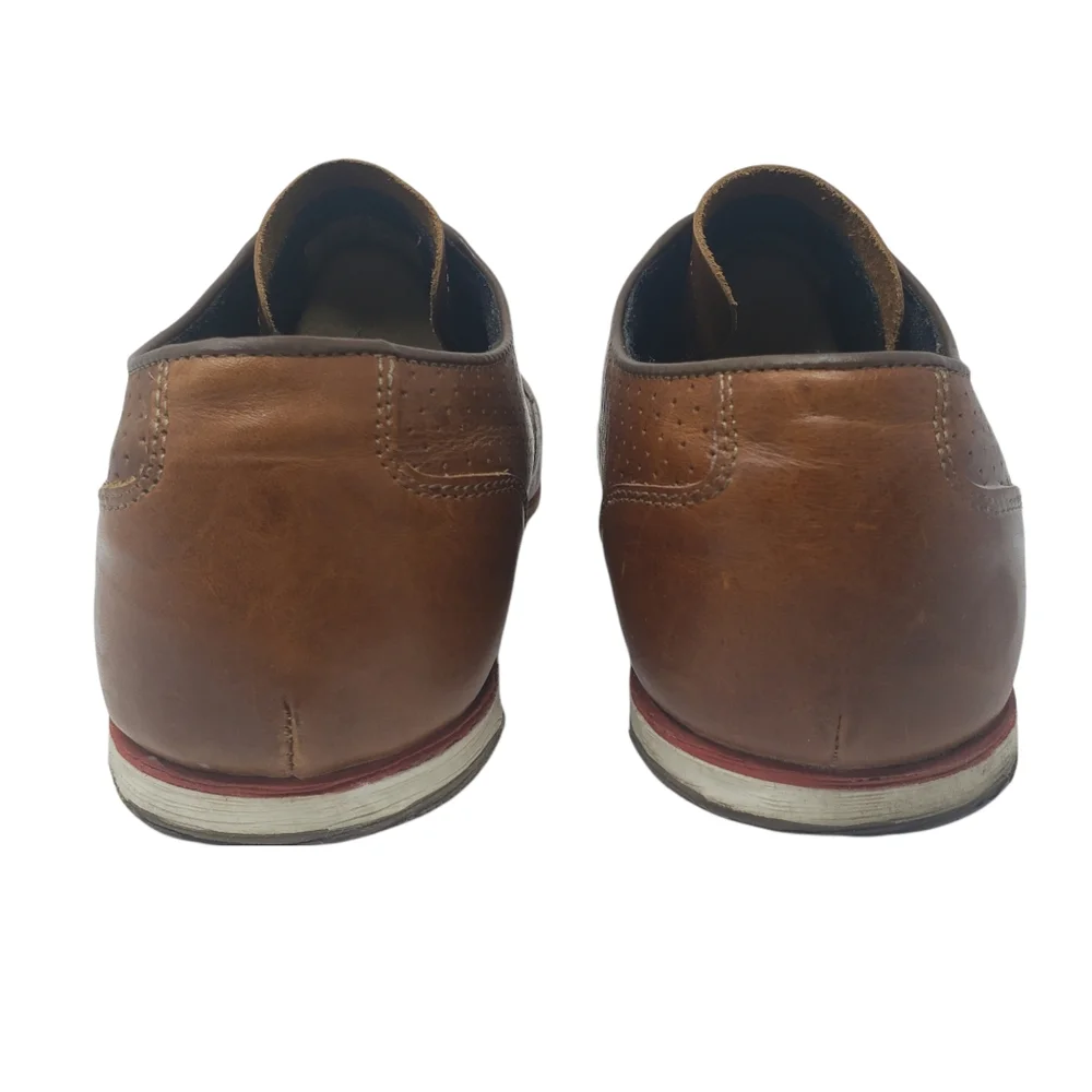 Steve Madden Tan Leather Shoes Size 13 Lace‎ Up St Annes